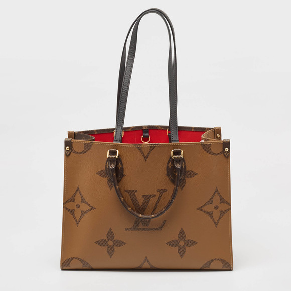 LOUIS VUITTON Reverse Monogram Giant Canvas Onthego MM Bag - Picture 4 of 8